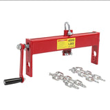 ZNTS Heavy Duty Steel 2 Ton / 4000lbs Engine Hoist Load Leveler Shop Crane Cherry Picker with 2 Chains 04895571