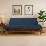 Memory Foam Infused Futon Mattress Full XL Washable Removable Cover, Heavy-Duty Zipper, Thick B181P351988