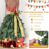 5 FT Pre-lit Mannequin Artificial Christmas Tree Dress Form 99641371