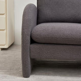 Modern Sherpa Upholstered Accent Chair, Comfortable Living Room Armchair, Lounge chair for Bedroom, W1765P169734
