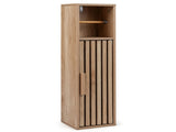 8" Slim Narrow Toilet Paper Cabinet with Adjustable Shelf, Slim Bathroom Storage Cabinet for Small 67874052