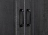 K&K 71" Tall Kitchen Pantry Cabinet with 3 Pull Out Cabinet Organizers, Farmhouse Embossed Texture N707P256507B