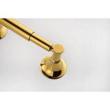 ZNTS 6 Piece Brass Bathroom Towel Rack Set Wall Mount W2287P169795