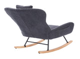 Teddy Upholstered Nursery Rocking Chair for Living Room Bedroom 02584169