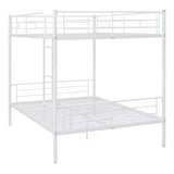 Full Over Full Metal Bunk Bed, White MF310408AAK