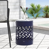 Outdoor Metal end Table -Large 73607.00NBLU
