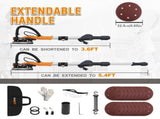 Drywall Sander with Vacuum Dust Collection, 6 Variable Speed Foldable Telescopic Electric Wall T3177P305032
