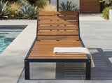 Outdoor Chaise Lounges Pool Lounge Chairs Outdoor Daybed Recliner with Adjustable Backrest for N719P383161B