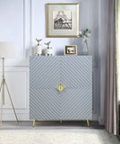 Gaines Gray High Gloss Finish Accent Cabinet B2726P256305
