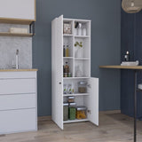 Konik 67-Inch High Storage Cabinet Kitchen Pantry With Three Doors and Three Exterior Shelves B070P173166