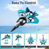 V17 Remote Control Plane 2.4Ghz Foam RC Airplanes Helicopter Quadcopter,Spinning Drone with Cool 62755872