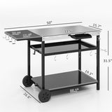 Outdoor Bar Cart Grill Table 74360105