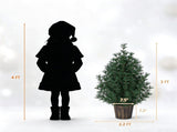 3 FT Potted Artificial Christmas Tree, Unlit Small Xmas Tree with 119 Branch Tips, Distressed Gold 71962916