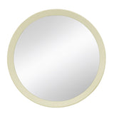 D20x1.5"Transitional Decor Style Mango Wood Wall Mirror Wall Decor with Frame of Solid Mango Wood W2078130545