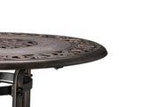 32*32*29" Outdoor Cast Aluminum Round Dining Table 07201166