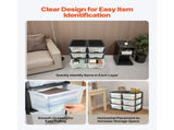 100L 6 Storage Drawers, Sturdy Organizer , Clear Storage Bins for Office, Craft Rooms, and Home 51756733