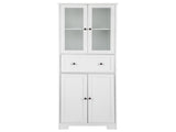 MDF Spray Paint 4 Doors 1 Pump Bathroom Cabinet White 62473247