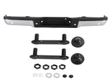 Pickup Rear Bumper Ford F150 2009-2014-Silver/Steel/With Holes 99426537