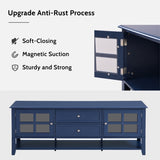 TV Stand for TVs up to 60'', Entertainment Center Multifunctional Storage Space, TV Cabinet WF309280AAC