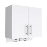 Wall Storage Cabinet Alikuri, Four Cabinets, White Finish B092123122