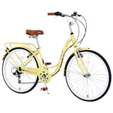 7 Speed, Steel Frame, Multiple Colors 26 Inch Ladies Bicycle W1019110563