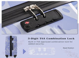 Hardshell Luggage Sets 3 pcs Spinner Suitcase with TSA Lock Lightweight-20"24"28" Luggages N732P306618C