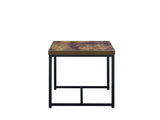 Bob Weathered Oak & Black Finish End Table B2726P244961