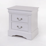 Louis Philippe III White Finish Nightstand B2726P261215