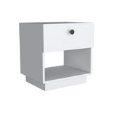 Nightstand Viliigili, One Drawer, White Finish B092123120