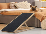 Large Dog Pet Ramp Stairs with Adjustable Height for Bed Couch Car Truck SUV, Foldable Dog Ramp for 53404340