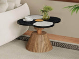 Unique Four-Leaf Clover Side Table for Living Room, Bedroom & Small Spaces Decorative Accent Table N770P355444N