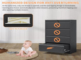 4 Drawer Lateral File Cabinet, Heavy Duty Metal Filing Cabinet, 35.4 Inch Wide Locking File Cabinet 96426243