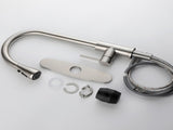 Single Handle High Arc Pull Out Kitchen Faucet,Single Level Stainless Steel Kitchen Sink Faucets 57490800