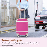 Hardshell Luggage Sets with Bags Lightweight Suitcase Double Spinner Wheels with TSA Lock ,Single N732P193484H