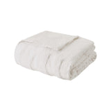 King/Cal King 3 Piece Tufted Cotton Chenille Palm Duvet Cover Set B03597343