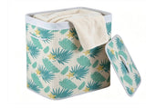 19 Gallon Bamboo Laundry Hamper Lid & Removable Washable Liner, Foldable Dirty Clothes Basket 44636238