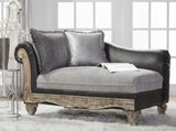 San Marino 2-Tone Fabric Wooden Frame Chaise T2574P198795