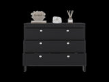 Libby Dresser, 3 Drawers, Black Wengue B097P480474