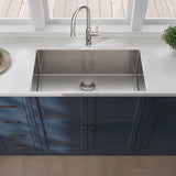 33x19x10"Undermount Single Bowl Stainless Steel Kitchen Sink W2898P228910
