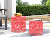 Metal S/2 end table 73604.00DCRL