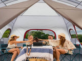 10 Person Family Cabin Tent, 2 Room Huge Tent with Storage Pockets for Camping 85333487