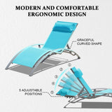 Pool Lounge Chairs Set of 2-Lake Blue W1859P321484
