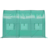 9.8x6.6x6.6ft Walk-in Tunnel Greenhouse, Portable Plant Shelter with Galvanized Steel Frame, 26120928