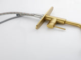 Single-Handle Pull-Out Sprayer Kitchen Faucet in Stainless Gold 63433235