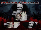 1.8ft Halloween Decoration Scary Clown, Sound-Actived Party Decor with Creepy Sound , Scary Haunted 19947782