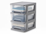 (3 pack) 5 Gallon WaterProof Plastic Storage Bin with Lid, Gasket Seal and Durable Latches, Black 94831387