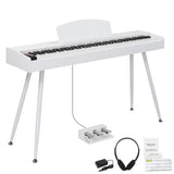 ZNTS GDP-203 88 Key Standard Full Weighted Keyboards Digital Piano with Metal Stand, Power Adapter, 86510402