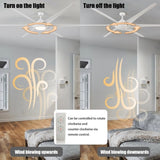 ZNTS 100" Ceiling Fans With Lights And Remote W1340131155