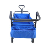 folding wagon Collapsible Outdoor Utility Wagon, Heavy Duty Folding Garden Portable Hand Cart, Drink 38294585