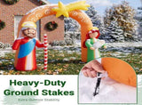 7.6FT Nativity Christmas Inflatable Arch with 7 LED Lights, Jesus Christmas Inflatable Arch 70900234